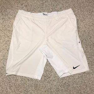 White Nike Men’s Medium Basketball Shorts